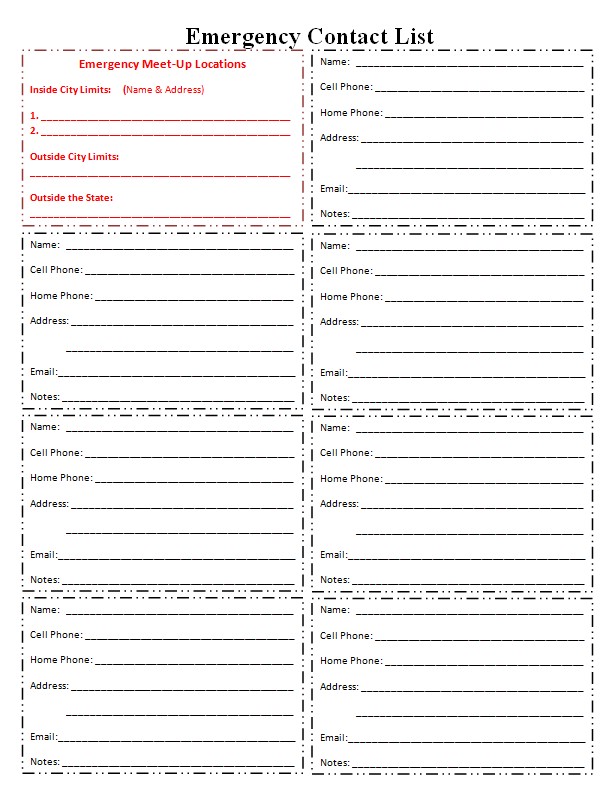 Emergency Communication Plan - family evacuation plan template - What Should an Emergency Plan Include?