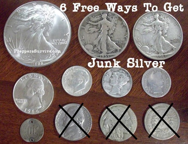 6 Free Ways to get Junk Silver