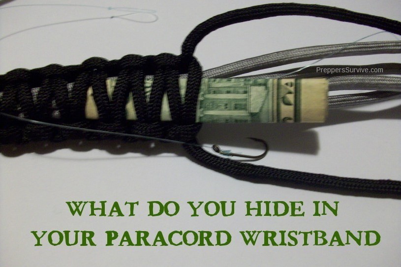 Weave Money into Paracord Wristband - EDC - Preppers Survive
