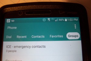 how to set emergency contacts on android - Step 1