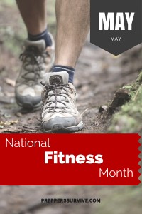 May National Fitness Month - Prepper Calender