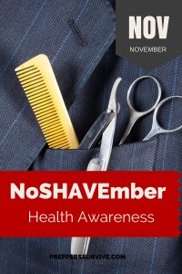 NoShavember - November Prepper Calender