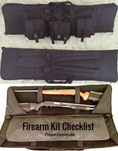 Firearms Kit Checklist Rifle Shotgun Carrying Case