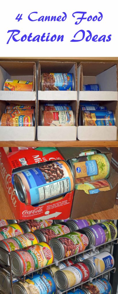 Rotating canned food system - diy 