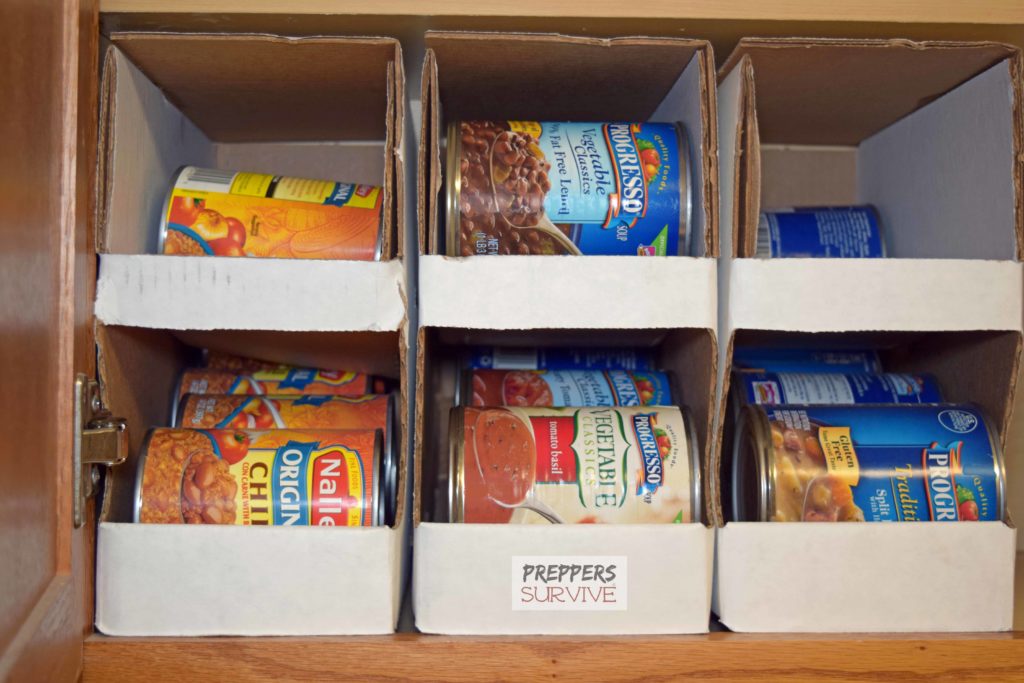 http://www.prepperssurvive.com/wp-content/uploads/2016/11/Storing-Canned-Food-Cupboard-Rotation-1024x683.jpg