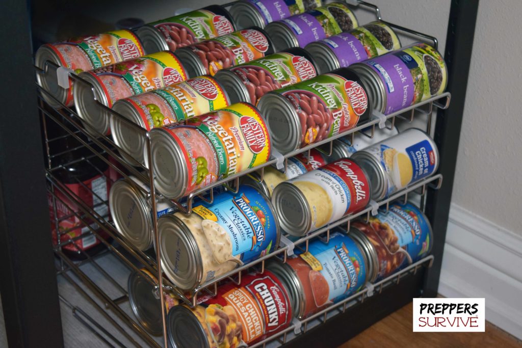Storing Canned Food - 4 Canned Food Rotation Ideas