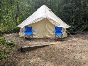Canvas Tent Shelter - Yukon Bell Tent Review – Elk Mountain Tents