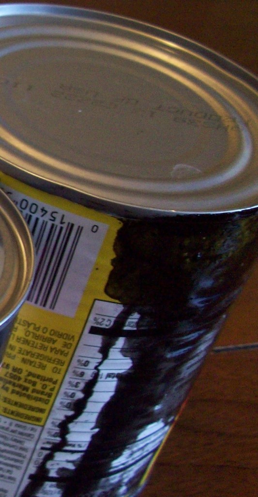 Canned Food Gone Bad - Leakage