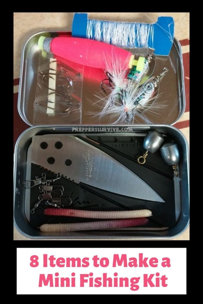 Bug out bag fishing kit