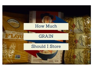 how much grain should I store - Preppers Survive
