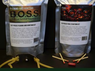 B.O.S.S. Survival Kit - Bug Out Survival Supplement Kits - Fire B.O.S.S. & Fishing and Hunting B.O.S.S.