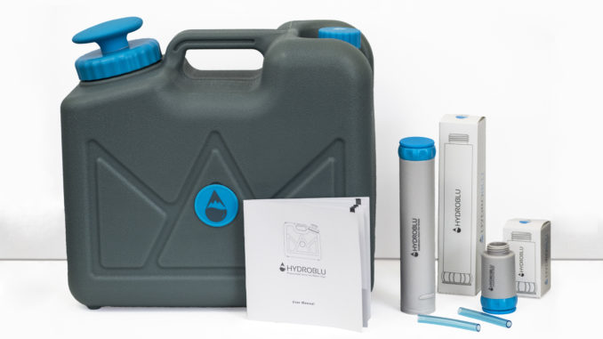 HydroBlue Pressurized Jerry Can Water Filter - Emergency Water Filter