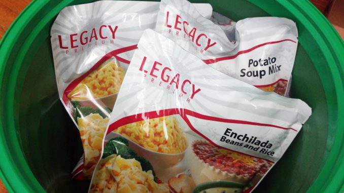 Legacy Food Storage Gluten Free Meals