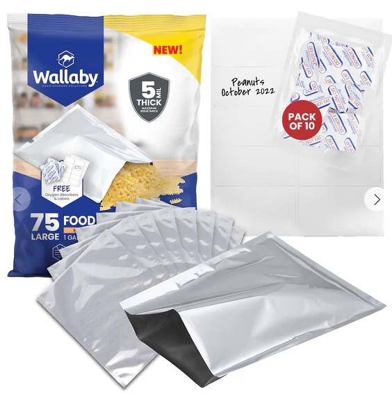 Wallaby Mylar Bags