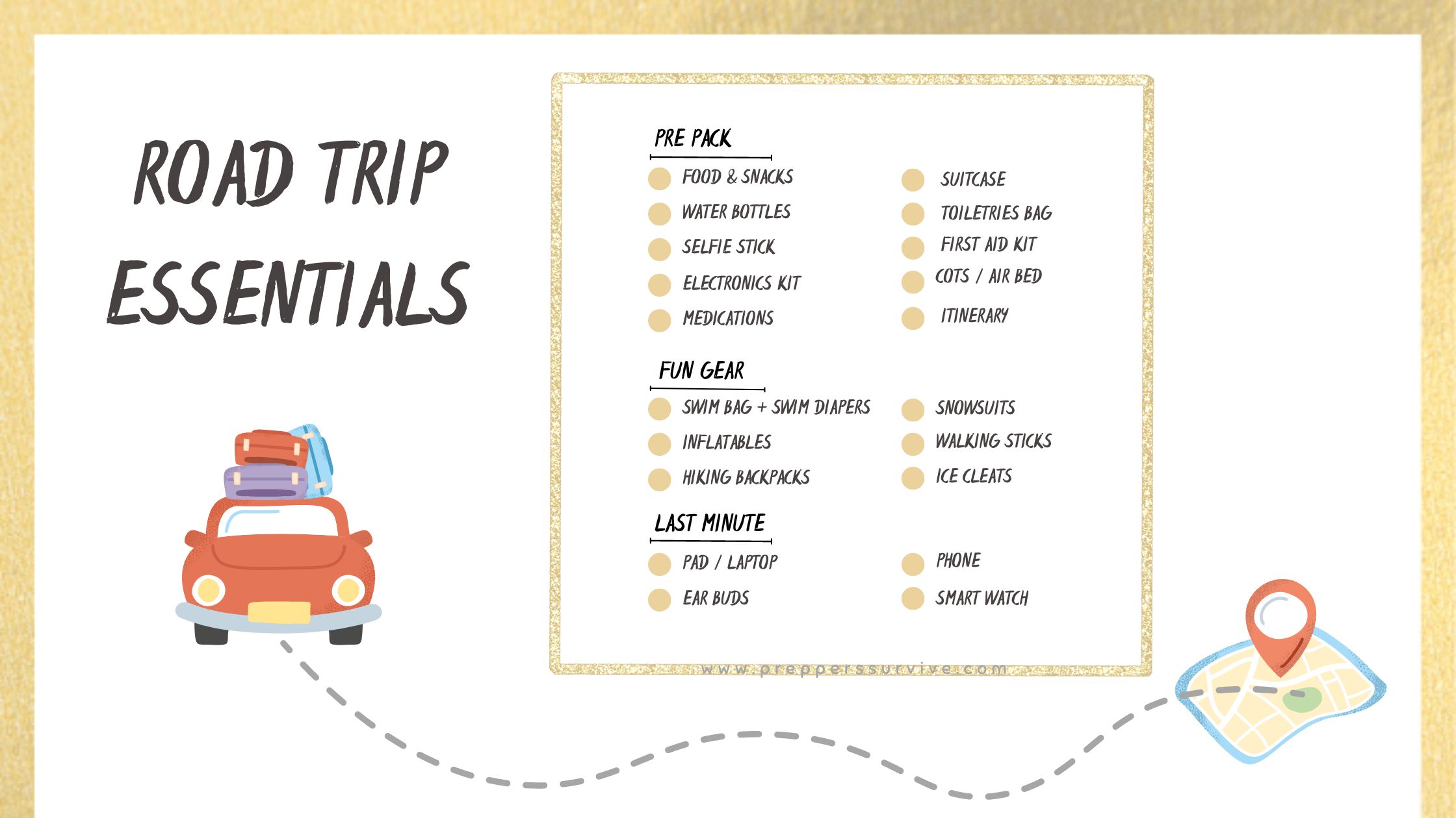 Road Trip Essentials: Road Trip Packing List